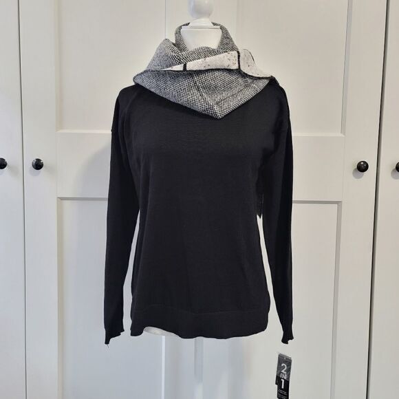 Verme ami women 2 in 1 sweater and scarf combo - Picture 3 of 7